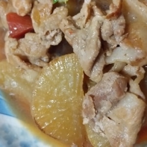 時短＊豚肉と大根の煮物（豚バラ大根）